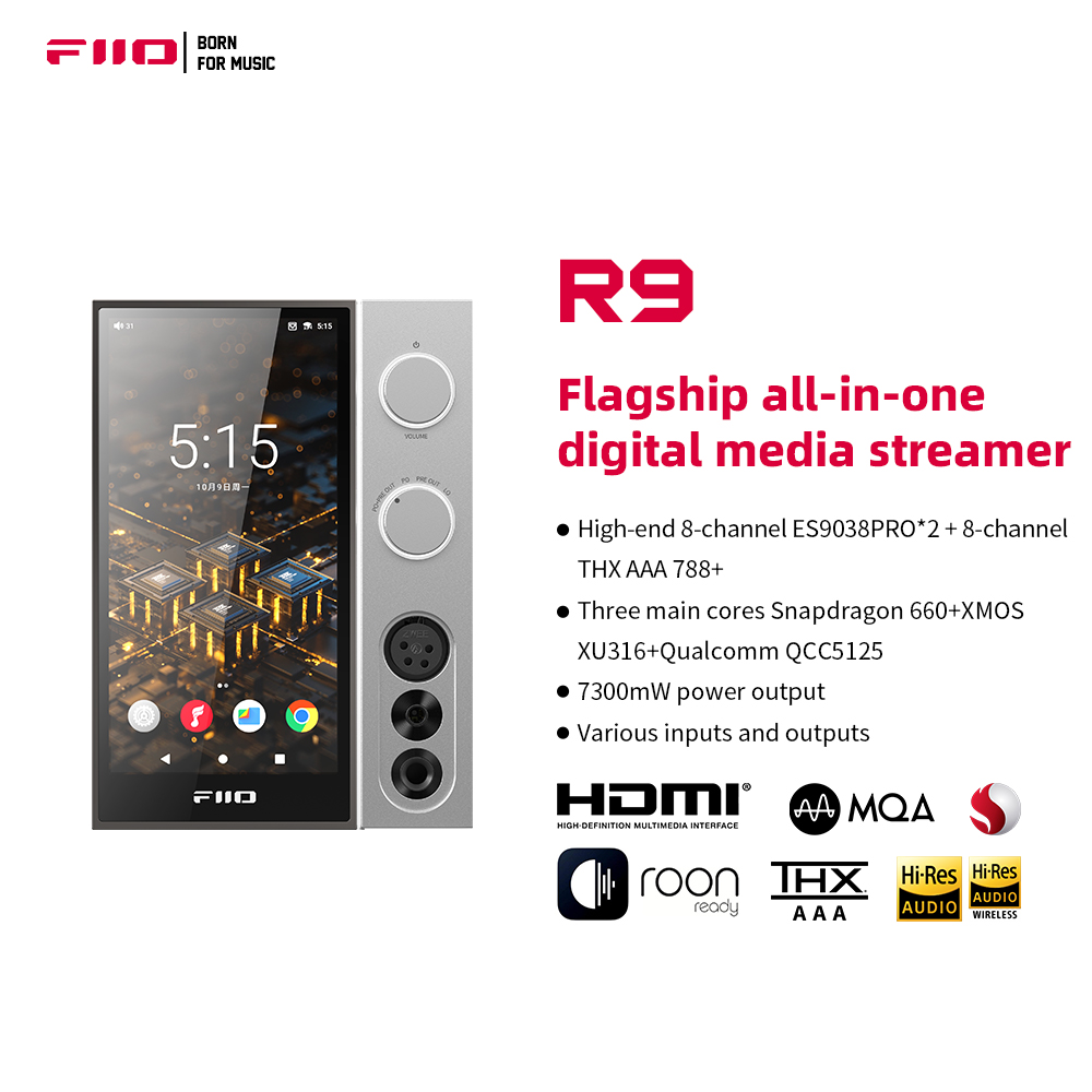 Dac Streamer Network Player - FiiO R9 Android Media streamer Network