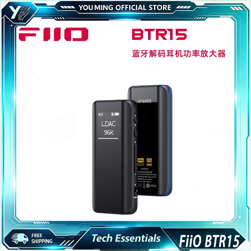 Dac With Headphone Amp Balanced - FiiO BTR15 Hi-Res Bluetooth 5.1 Receiver,