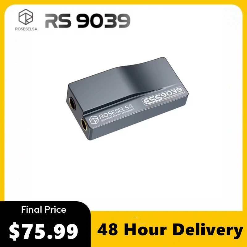 Dac With Headphone Amp Balanced - ROSESELSA RS9039 Portable Flagship-Grade USB DAC/AMP