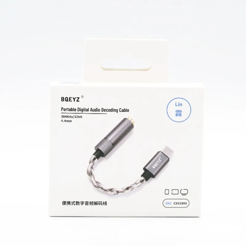 BQEYZ LIN HiFi Headphone Adapt - огляд і ціна Portable Dac Dongle Usb C