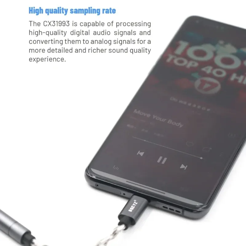 BQEYZ LIN HiFi Headphone Adapt - огляд і ціна Portable Dac Dongle Usb C