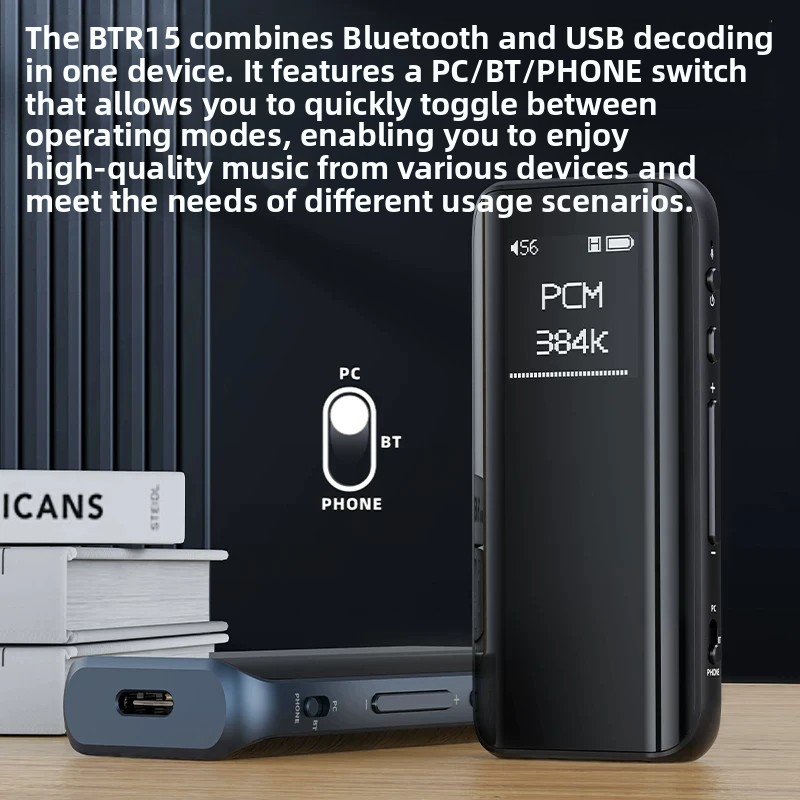 FiiO BTR15 Hi-Res Bluetooth 5. - огляд і ціна Dac With Headphone Amp Balanced