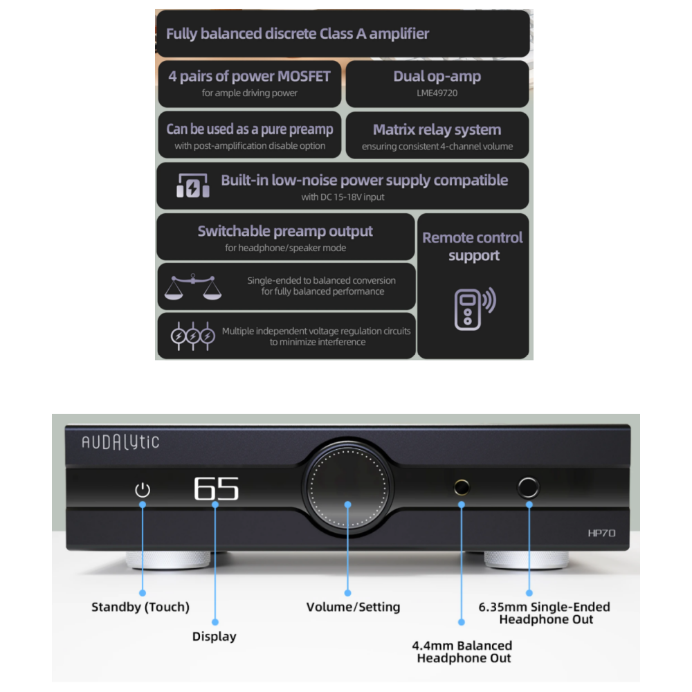 Audalytic DAC-DR70 /N HP70 AH9 - огляд і ціна Dac Streamer Network Player