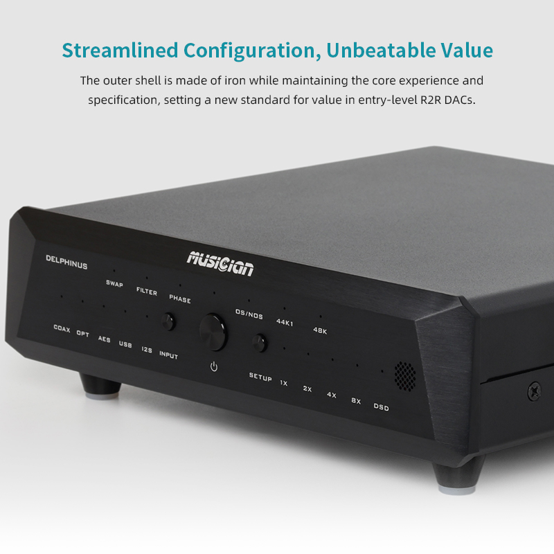 MUSICIAN DELPHINUS R2R DAC RCA - огляд і ціна R2R Dac Balanced Xlr