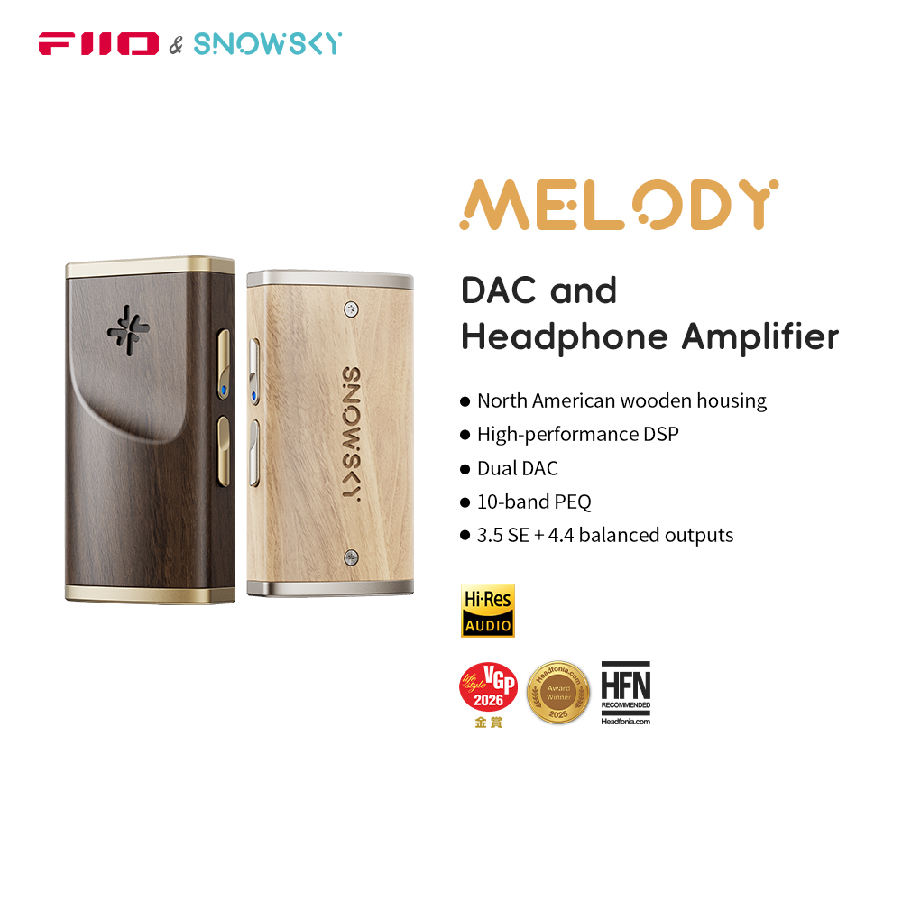 FiiO/Snowsky Melody Headphone  - огляд і ціна Dual Ess9038 Dac