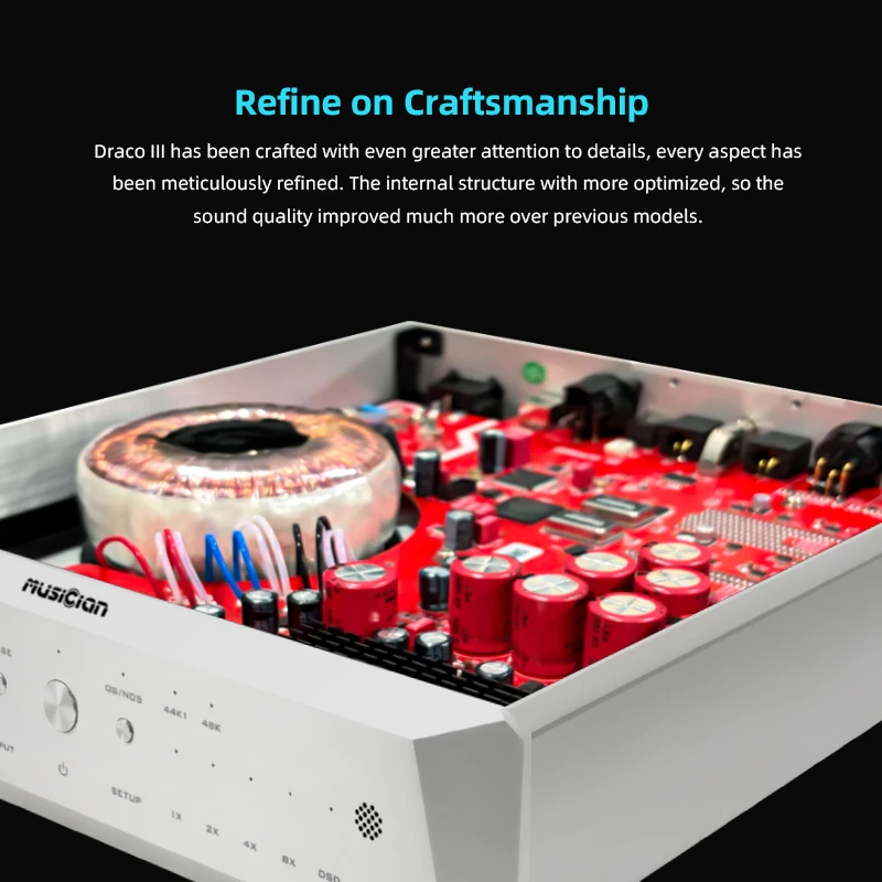 MUSICIAN Draco III R2R DAC ALT - огляд і ціна R2R Dac Balanced Xlr