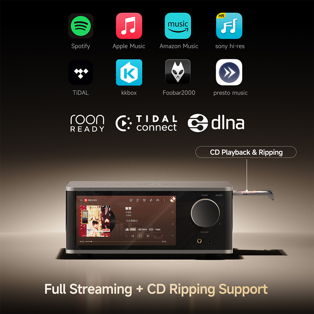 Kaiboer AIO200 All-in-One Netw - огляд і ціна Dac Streamer Network Player