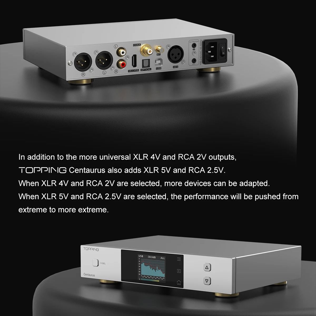 TOPPING Centaurus Desktop Full - огляд і ціна R2R Dac Balanced Xlr