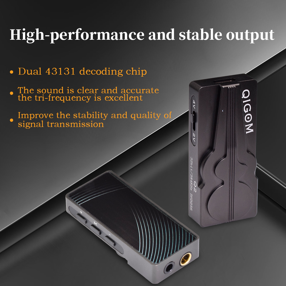 QIGOM Q2 USB C DAC Headphone A - огляд і ціна Dac With Headphone Amp Balanced