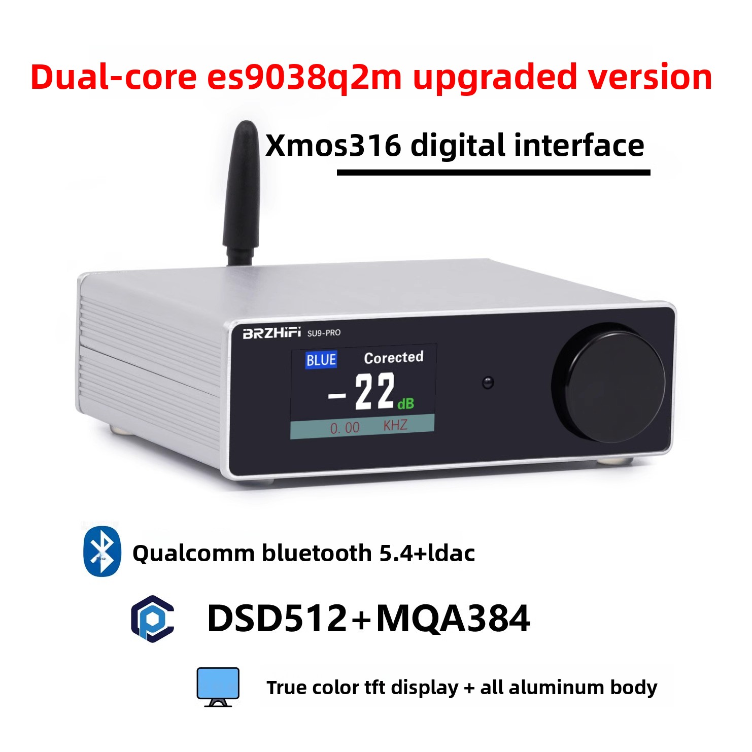 Weiliang SU9PRO Dual Core ES90 - огляд і ціна Dac Usb Coaxial Optical Bluetooth
