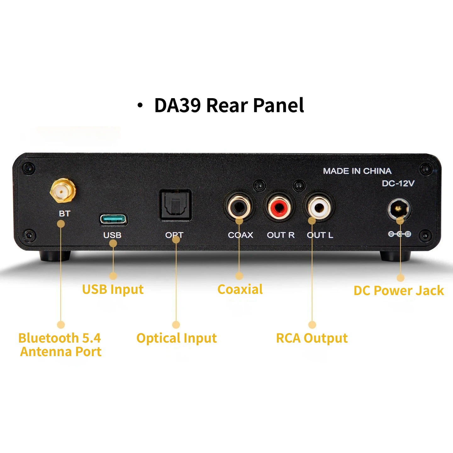 YJCO Desktop DAC Audiophile Gr - огляд і ціна Dac Usb Coaxial Optical Bluetooth