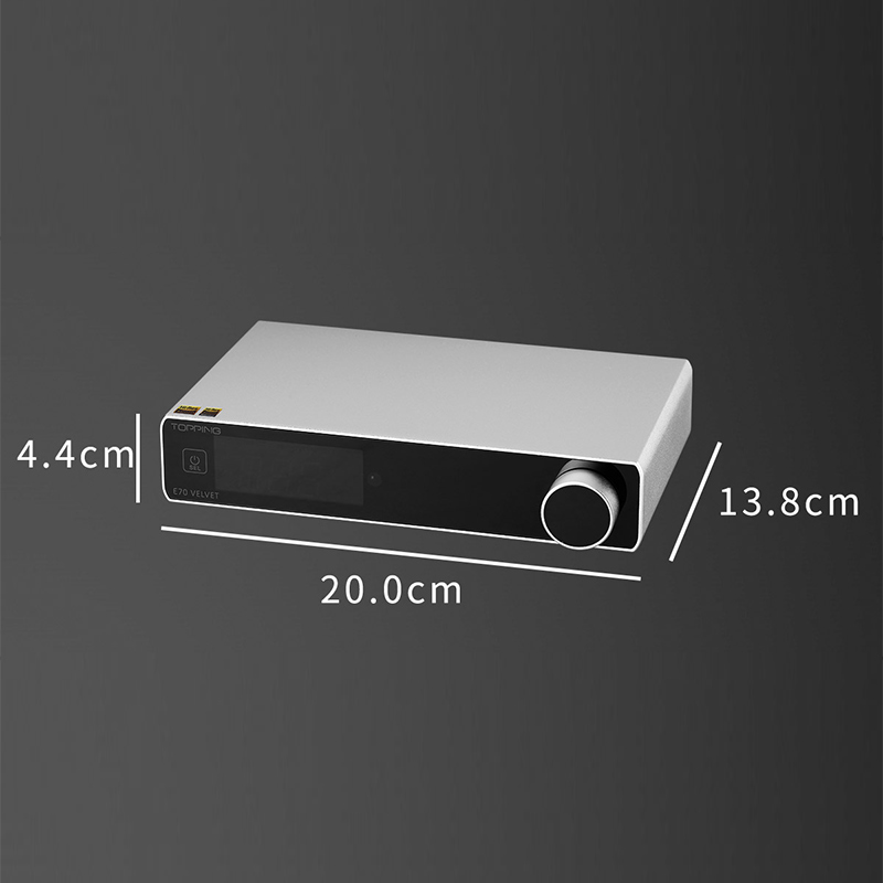 TOPPING E70 VELVET AK4499EX De - огляд і ціна Dac Usb Coaxial Optical Bluetooth