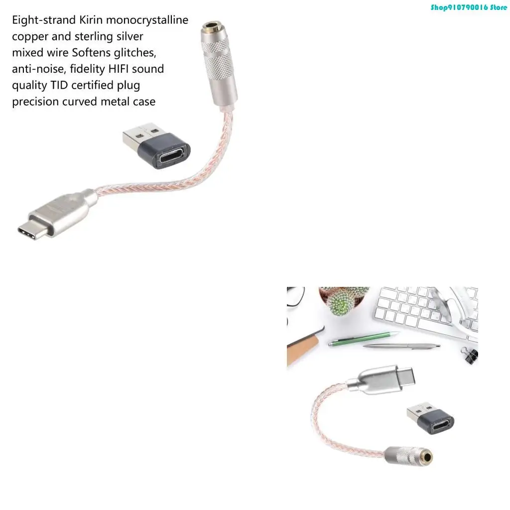 N2UB USB C to 3.5mm Sound Adap - огляд і ціна Portable Dac Dongle Usb C