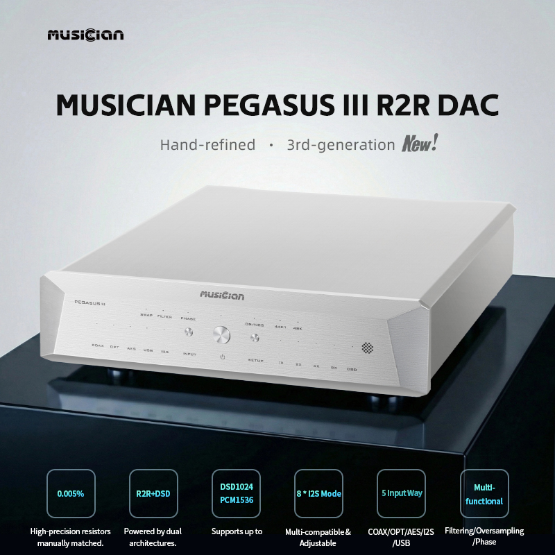 MUSICIAN PEGASUS III R2R DAC 2 - огляд і ціна R2R Dac Balanced Xlr