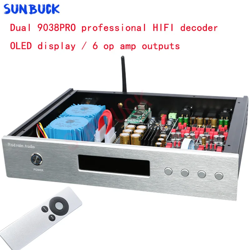 SUNBUCK DA380 dual-core fully  - огляд і ціна Dac Es9038Pro Usb