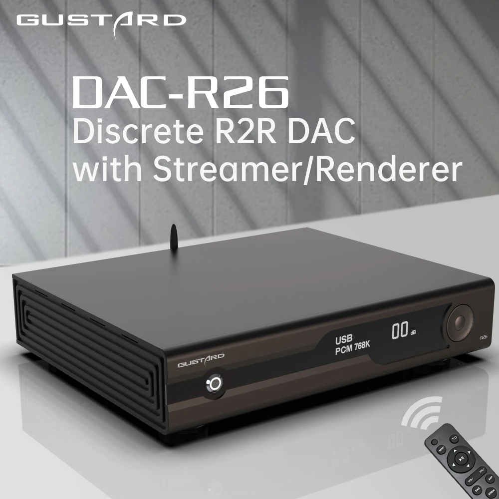 GUSTARD DAC-R26 Discrete R2R D - огляд і ціна R2R Dac Balanced Xlr