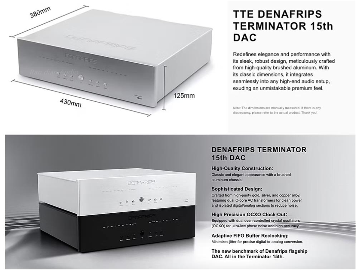 DENAFRIPS Hi-end TERMINATOR 15 - огляд і ціна R2R Dac Balanced Xlr