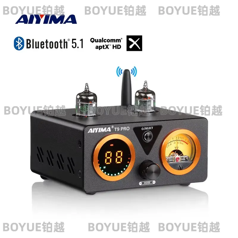 AIYIMA T9 Pro Vacuum Tube Ampl - огляд і ціна Dac Usb Coaxial Optical Bluetooth