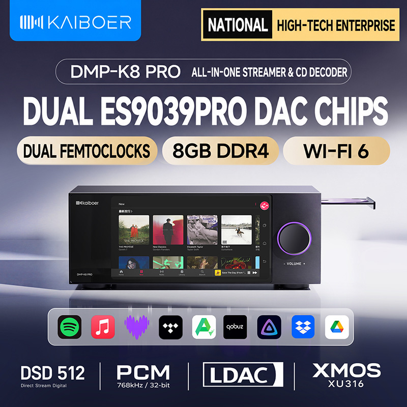 Kaiboer DMP-K8PRO Hi-Fi Networ - огляд і ціна Dac Streamer Network Player