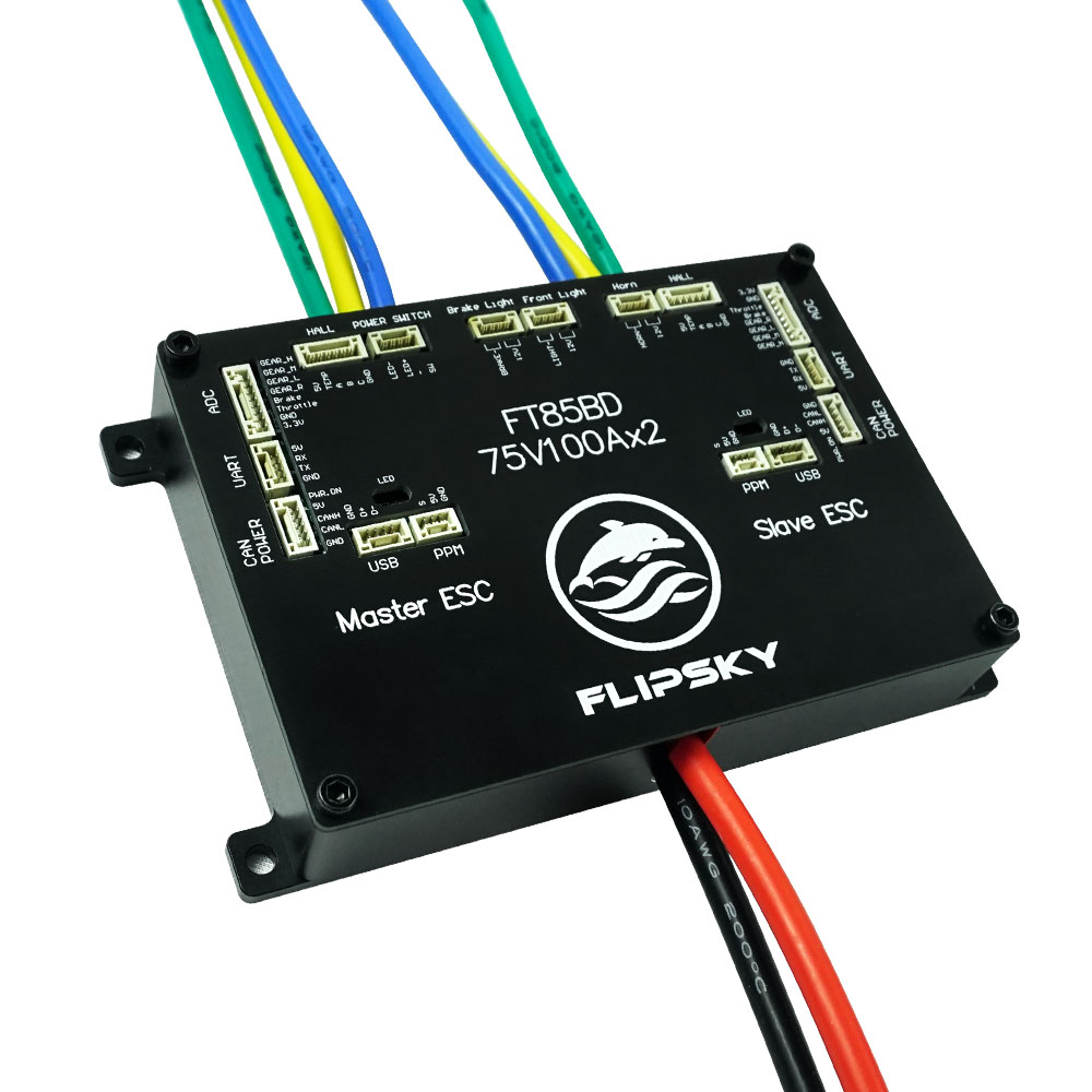 Flipsky FT85BD100A Dual ESC 85 - огляд і ціна Dual Ess9038 Dac
