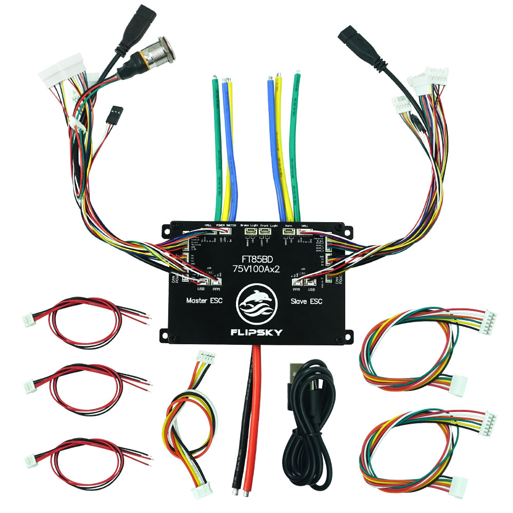 Flipsky FT85BD100A Dual ESC 85 - огляд і ціна Dual Ess9038 Dac
