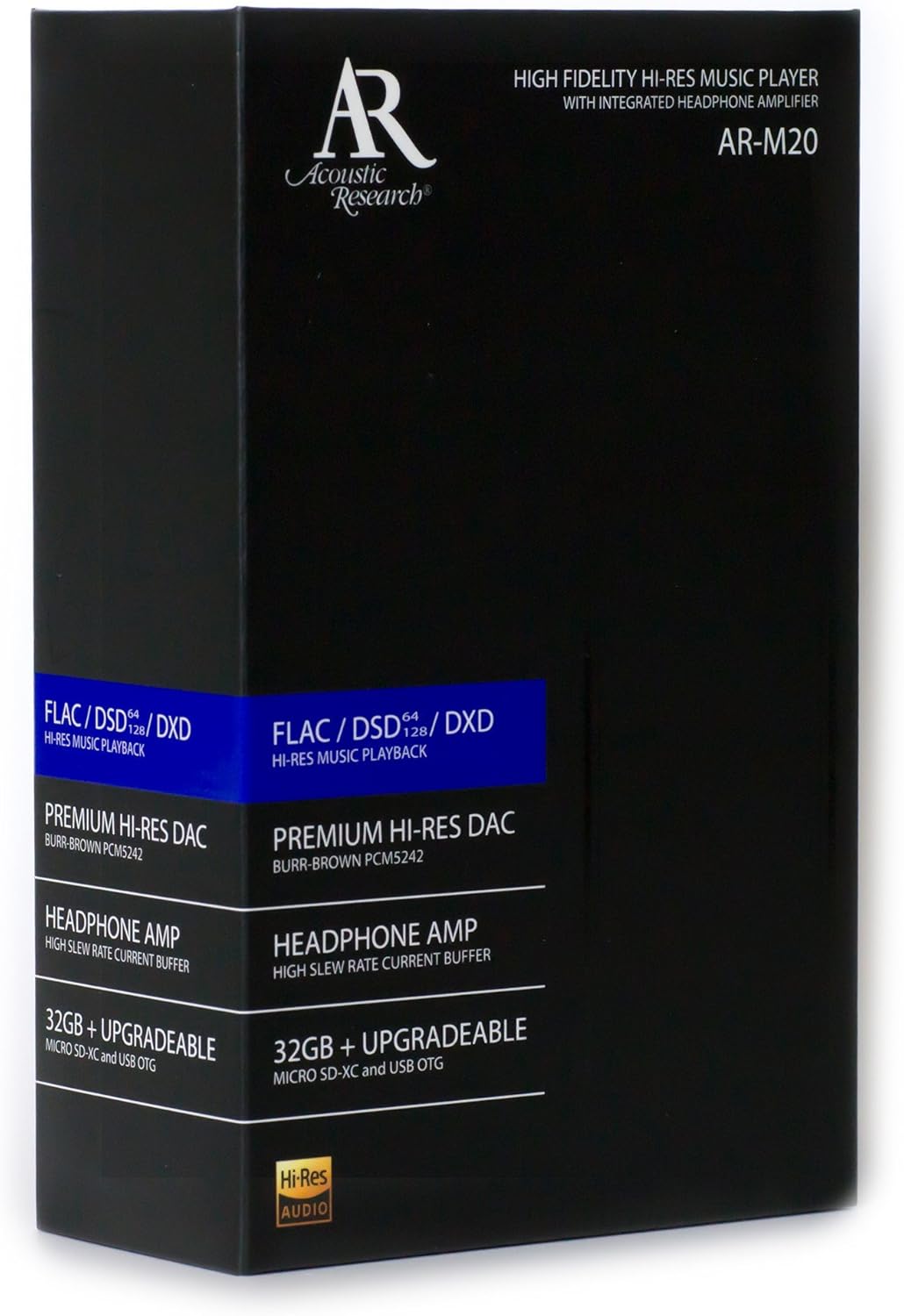 AR-M20 Acoustic Research HiRes - огляд і ціна Dual Ess9038 Dac