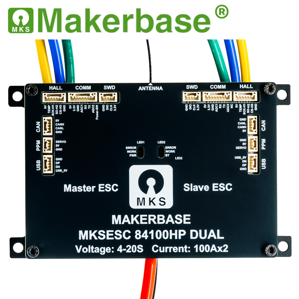 Makerbase Dual Drive VESC Cont - огляд і ціна Dual Ess9038 Dac
