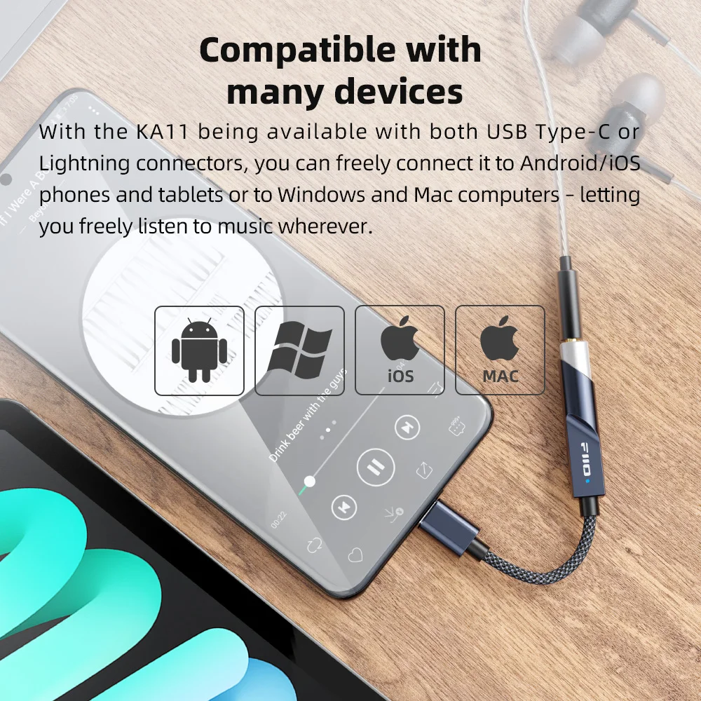 FiiO JadeAudio KA11 USB DAC AM - огляд і ціна Dual Ess9038 Dac