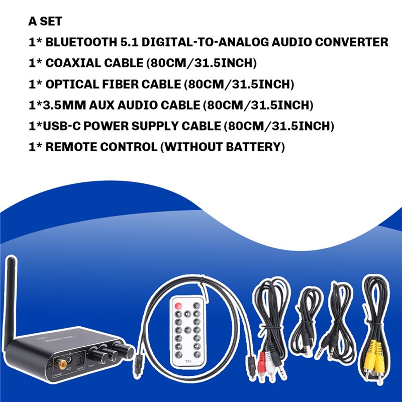 EVENTS DAY Digital-To-Analog C - огляд і ціна Dac Usb Coaxial Optical Bluetooth