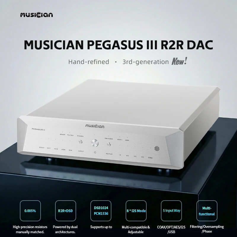MUSICIAN PEGASUS III DAC R2R 2 - огляд і ціна R2R Dac Balanced Xlr