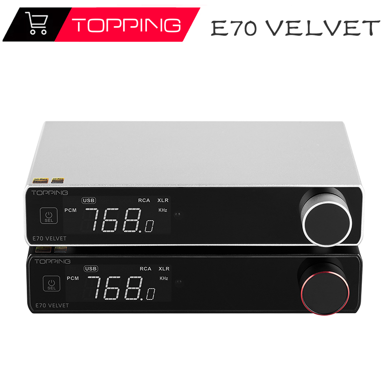 TOPPING E70 VELVET AK4499EX De - огляд і ціна Dac Usb Coaxial Optical Bluetooth