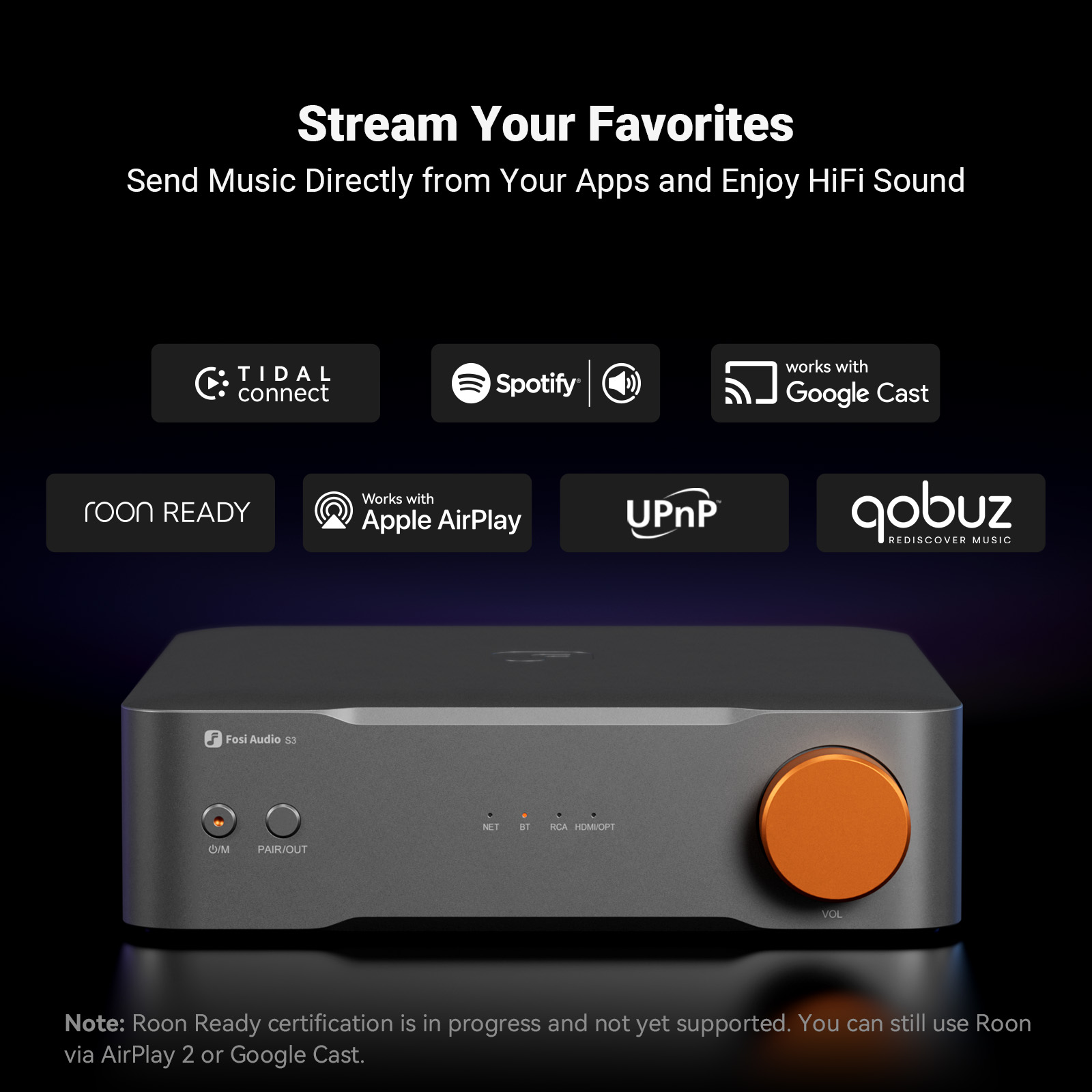 Fosi Audio S3 HiFi Music Strea - огляд і ціна Dac Streamer Network Player