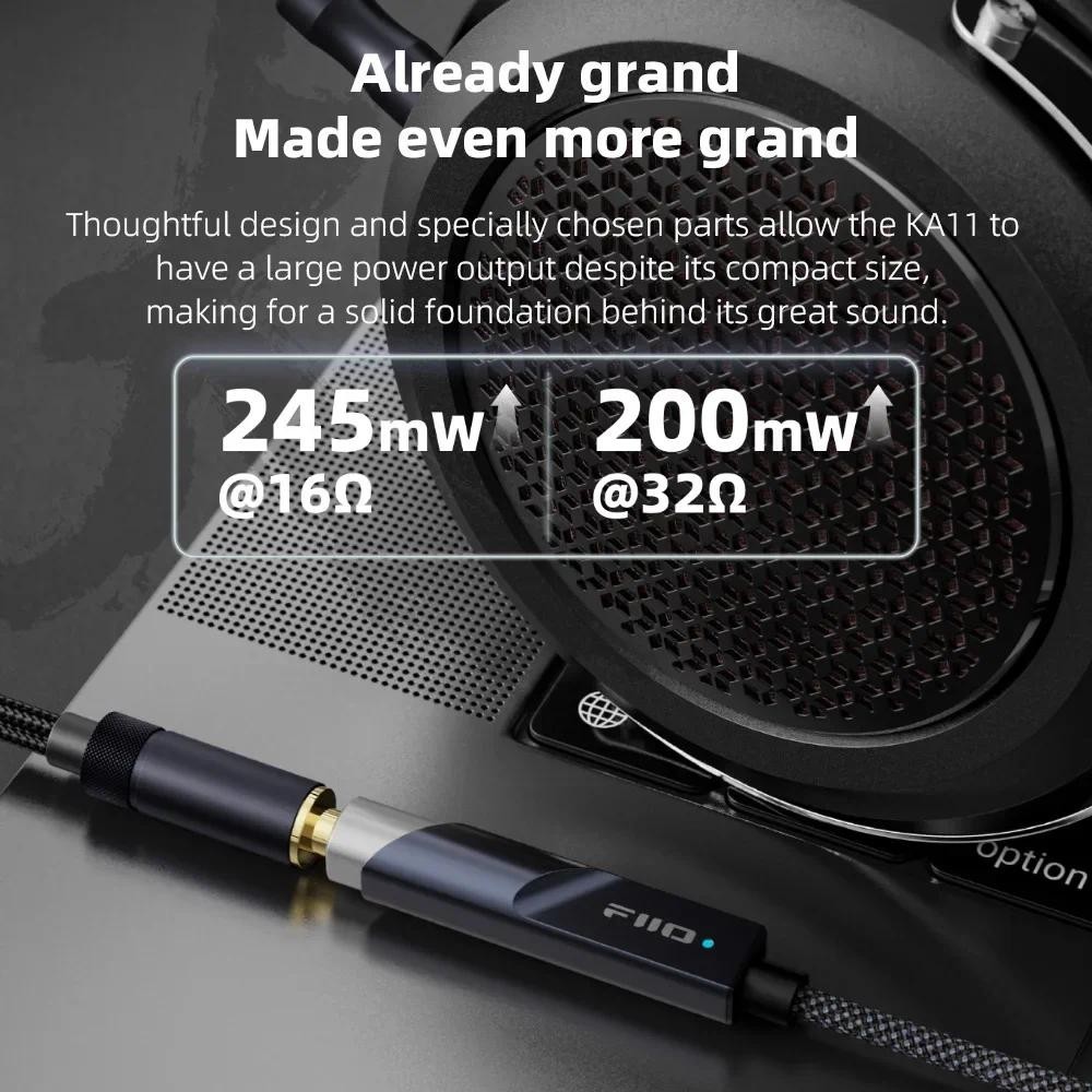 FiiO JadeAudio KA11 USB DAC AM - огляд і ціна Portable Dac Dongle Usb C