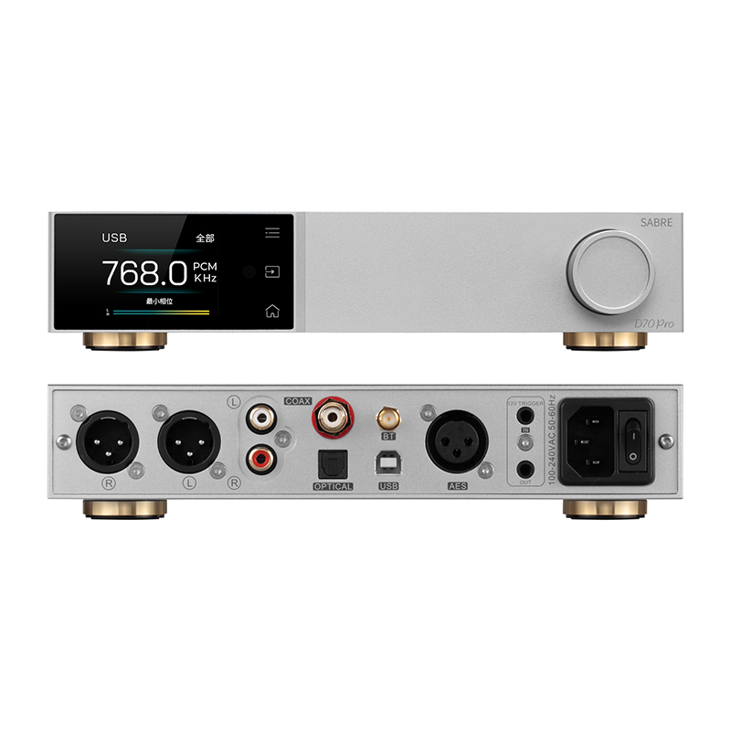 TOPPING D70 PRO SABRE DAC ES90 - огляд і ціна Dac Usb Coaxial Optical Bluetooth