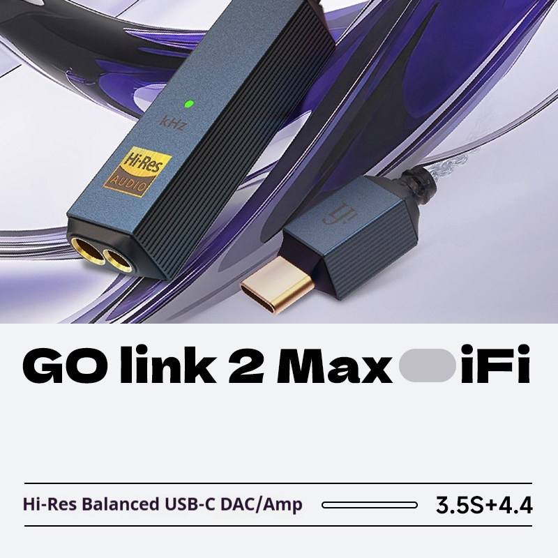 iFi Audio GO link 2 Max Hi‑Res - огляд і ціна Portable Dac Dongle Usb C