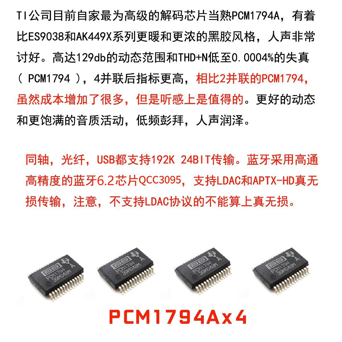 DC60 Quad PCM1794 DAC Decoder  - огляд і ціна Dac Usb Coaxial Optical Bluetooth