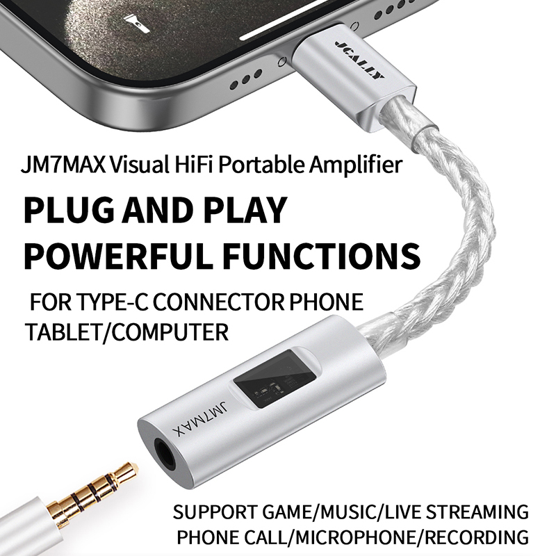 JCALLY JM7MAX Type-C Portable  - огляд і ціна Dual Ess9038 Dac