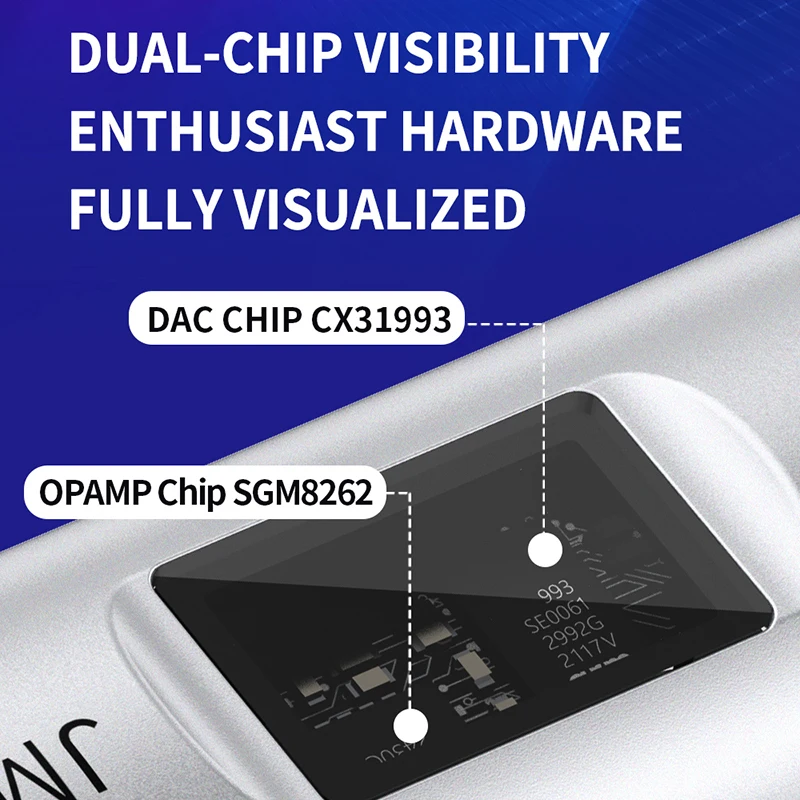 JCALLY JM7MAX Type-C Portable  - огляд і ціна Dual Ess9038 Dac