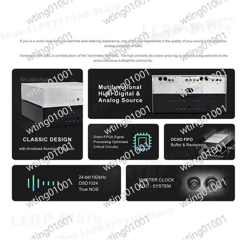 for DENAFRIPS TERMINATOR 15TH  - огляд і ціна R2R Dac Balanced Xlr
