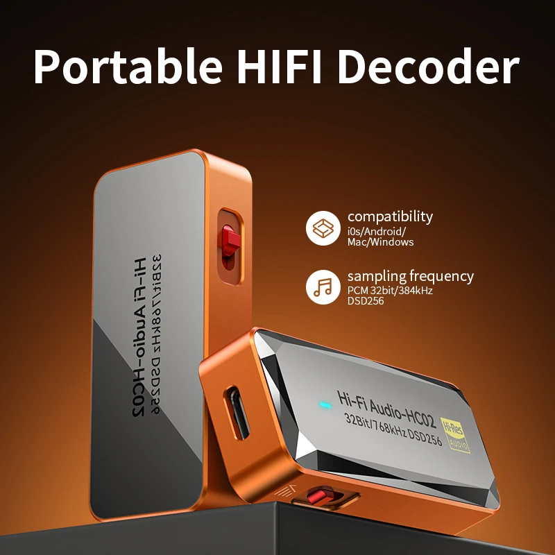 HC03 Type C to 3.5mm DAC Audio - огляд і ціна Portable Dac Dongle Usb C