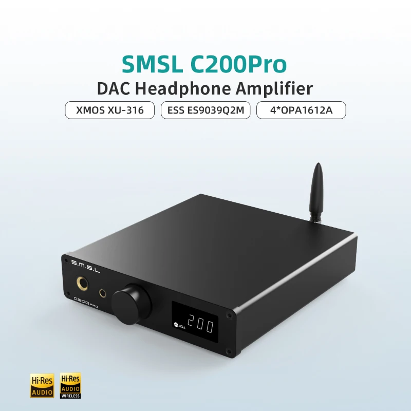 C200PRO C200 PRO MQA LDAC DSD5 - огляд і ціна Dac With Headphone Amp Balanced