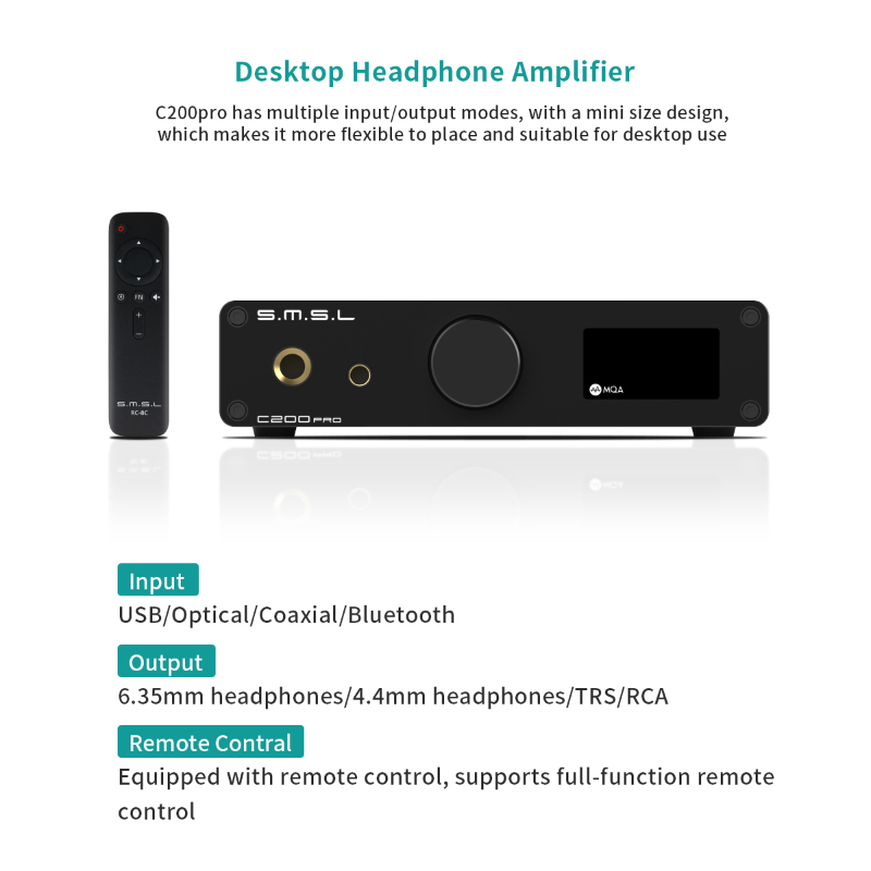 C200PRO C200 PRO MQA LDAC DSD5 - огляд і ціна Dac With Headphone Amp Balanced